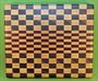 Board #962 Exotic Hardwood End Grain Cutting Board 15 1/2 x 12 1/2 x 1 5/8 - $94.99